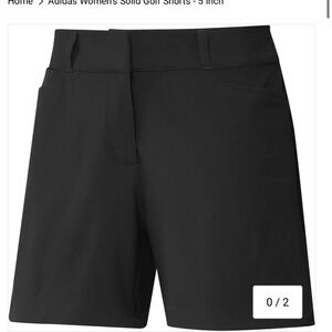 ADIDAS WOMEN'S SOLID GOLF SHORTS - 5 INCH Size 6 NWT pickleball tennis